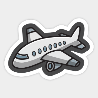 CUTE AIRPLANE Sticker